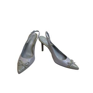Lauren Ralph Lauren Womens Gray-Green Heels Size 9.5B SKU 8244
